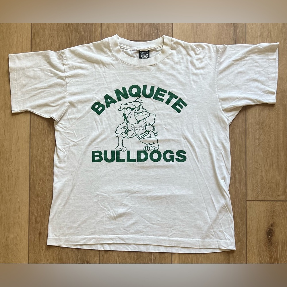 Vintage high school bulldog shirt